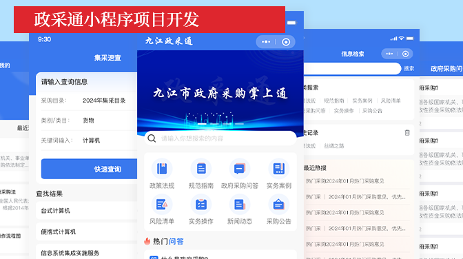 项目案例：政采通小程序开发项目